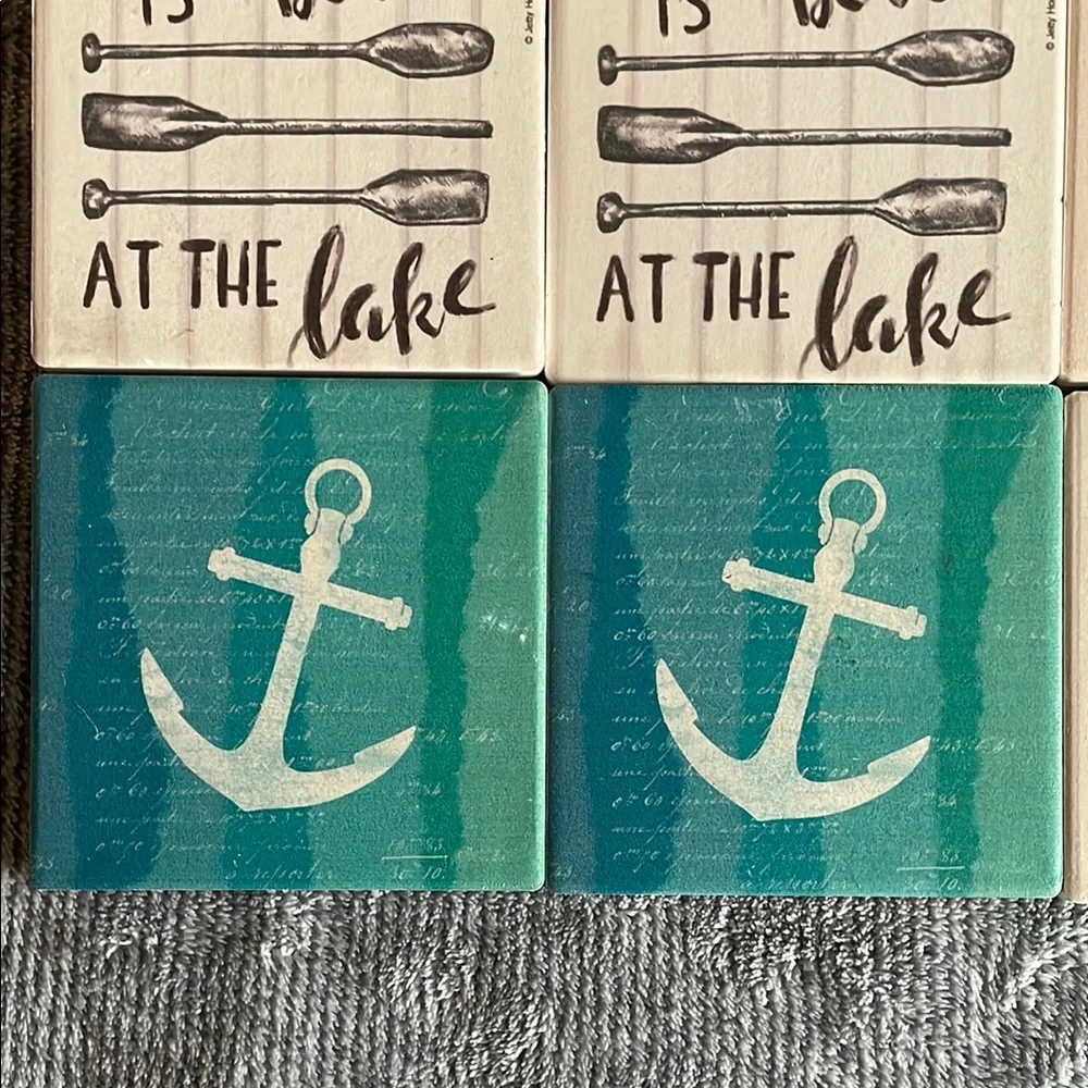 Nautical Wall Decor Set - Blue and White - Picture 5 of 7